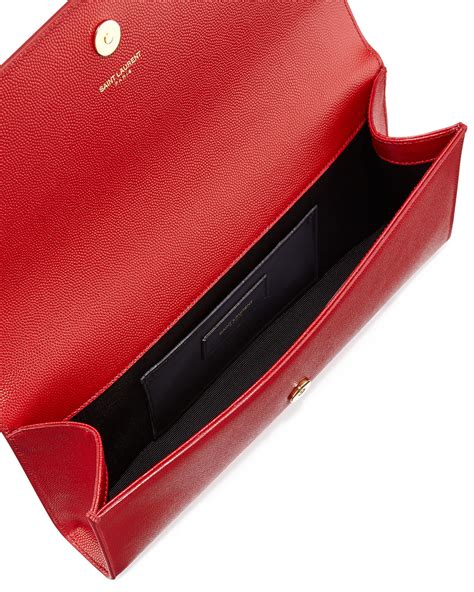 ysl red velvet clutch|farfetch ysl clutch.